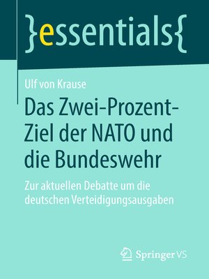 cover image of Das Zwei-Prozent-Ziel der NATO und die Bundeswehr